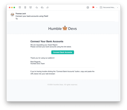 Invitation Email
