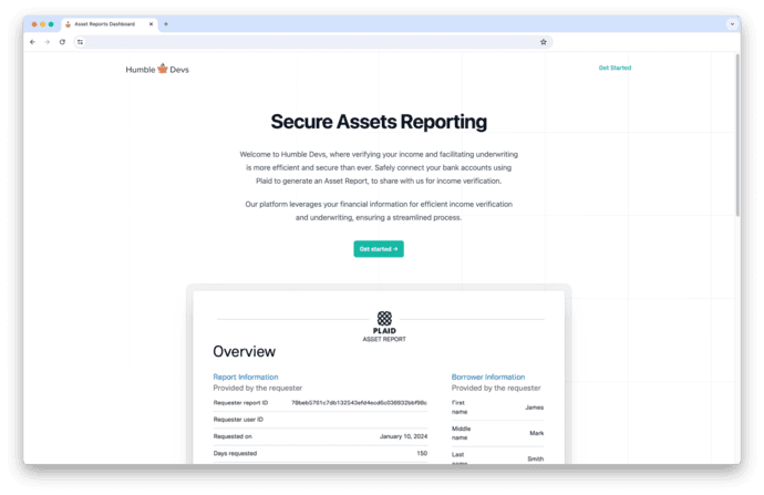 Landing Page
