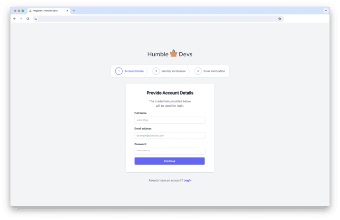 Account Details