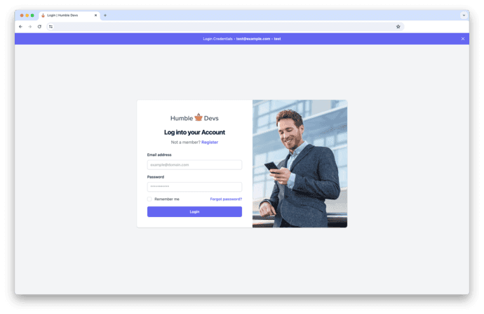 Client Login