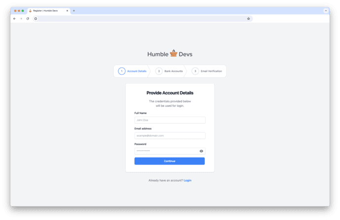 Account Details