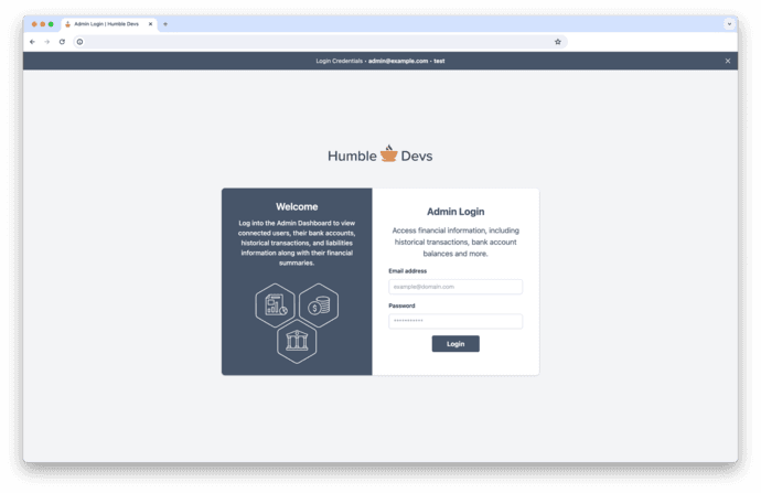 Admin Login