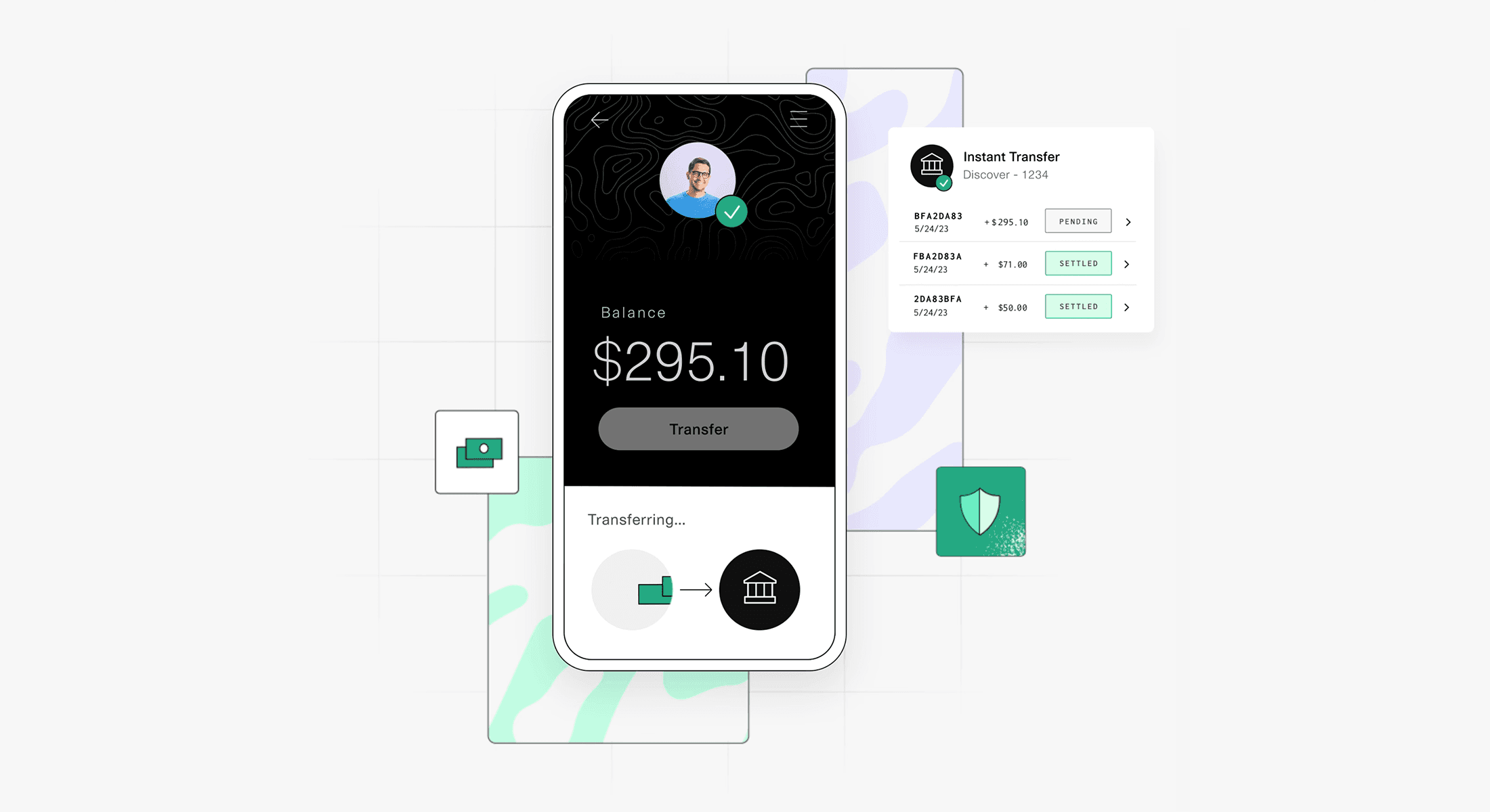 Plaid transfer payment operations dashboard demo