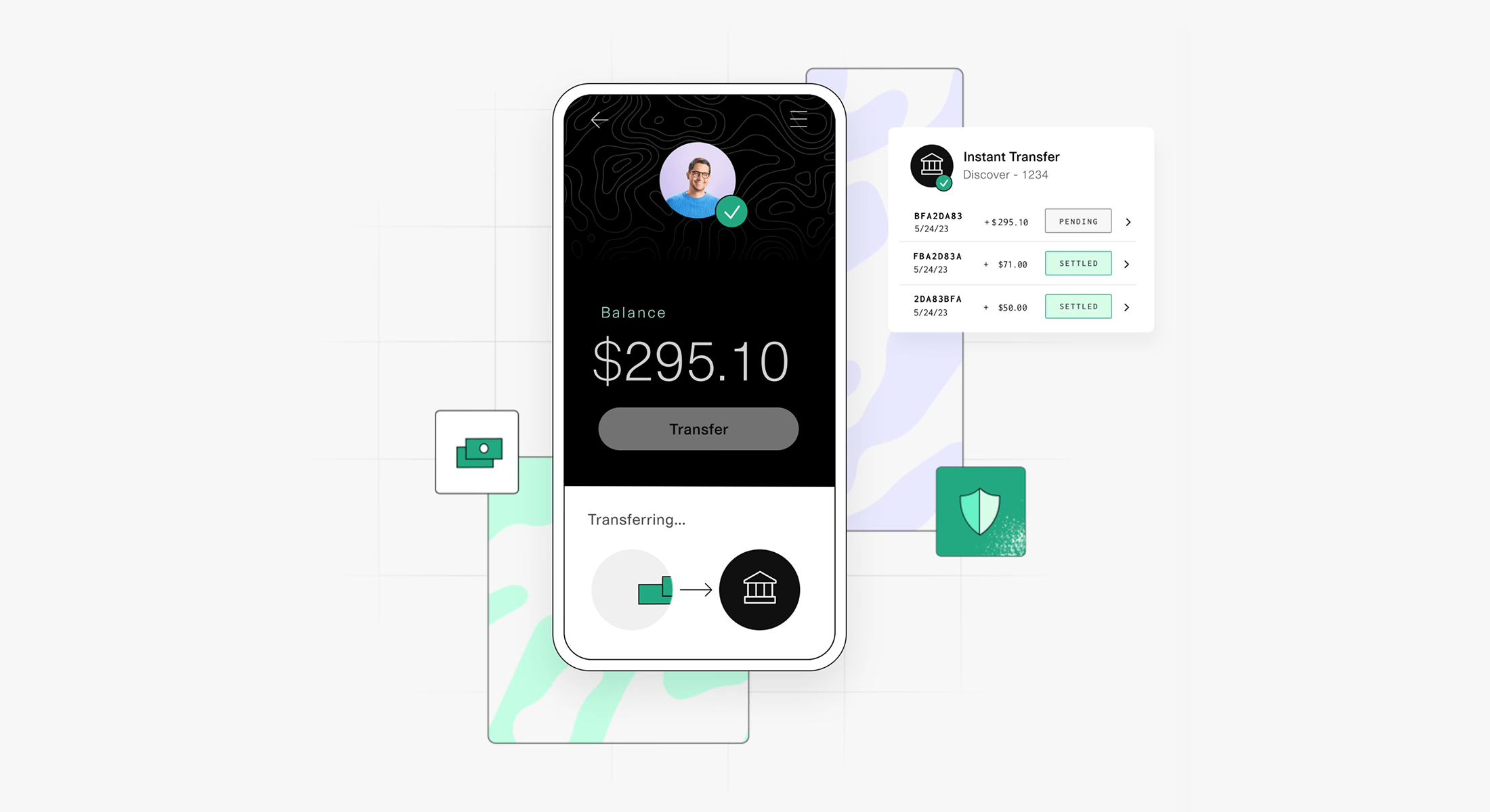 Plaid transfer payment operations dashboard demo